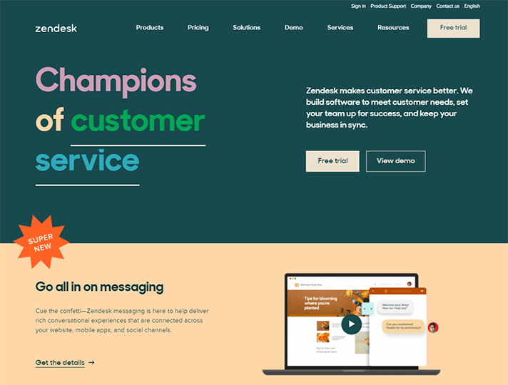 Zendesk zendesk customer service and sales solution