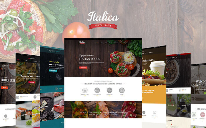  WordPress Restaurant Theme Bundle