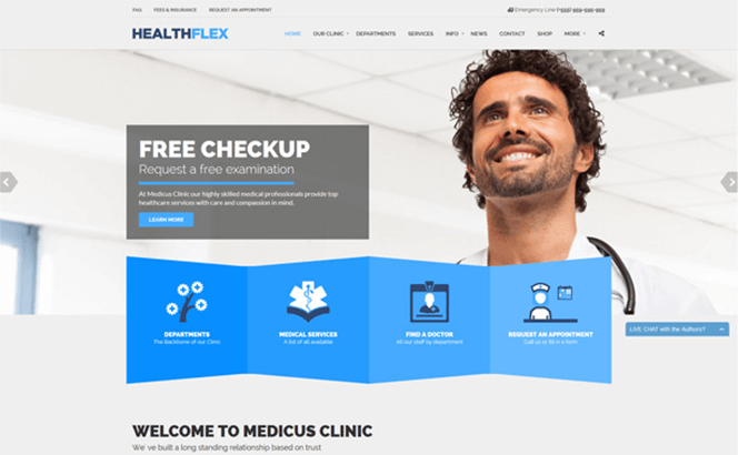 HealthFlex WordPress Theme