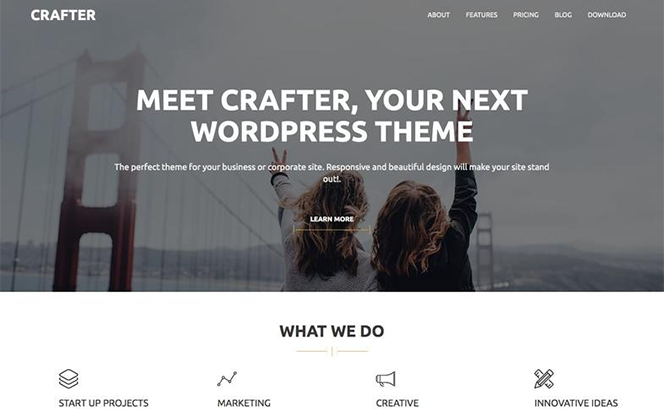 corporate business wordpress theme