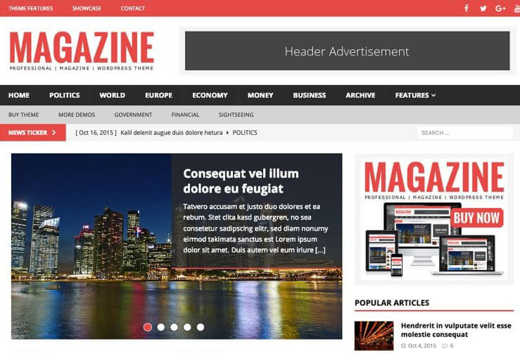 magazine wordpress theme