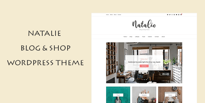 blog shop wordpress theme