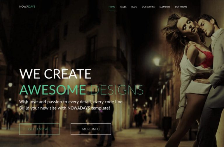 onepage wordpress theme