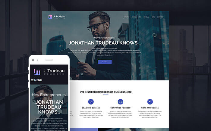 Business Courses WP Theme 