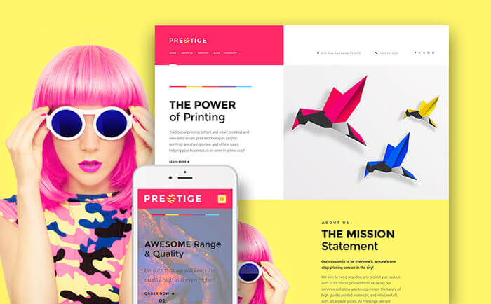 Digital Printing WordPress Theme