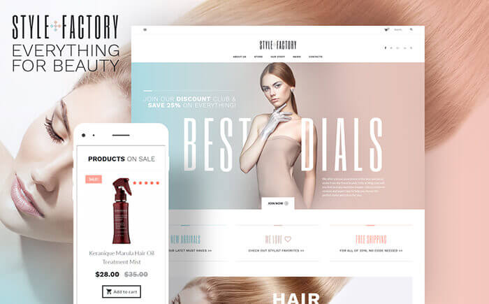 Hair Salon WooCommerce Theme