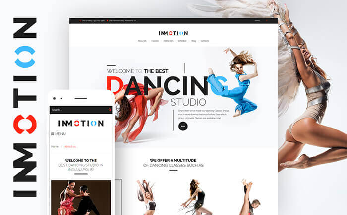 InMotion - Dance School WordPress Theme 