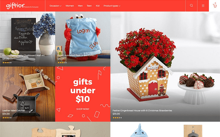 top 20 holiday and gifts templates