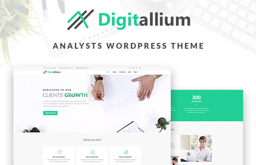 Digitalium - Marketing Agency WordPress Theme