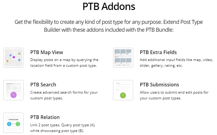 Post Type Builder Addons