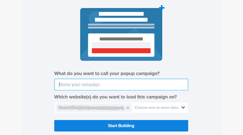 start building campaign