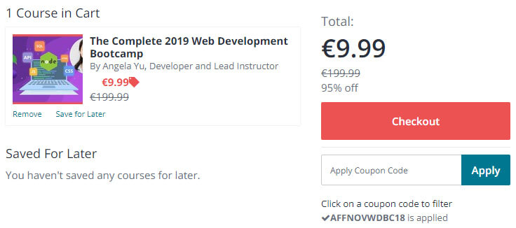 udemy purchase course