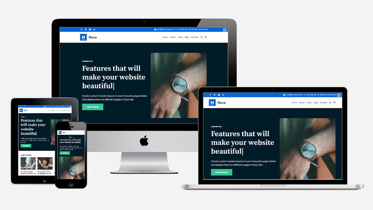 neve theme wordpress