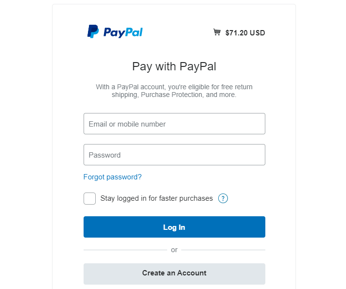 Pay using PayPal for Themify Membership